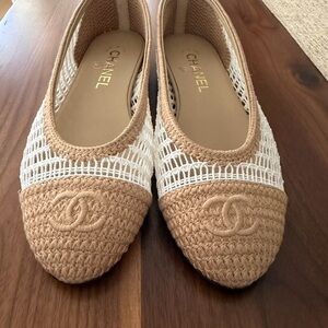 Chanel Raffia Ballet Flats (New in Box) Sold Out!
